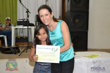 Foto - Premiação dos concurso de Poesia e Haicai