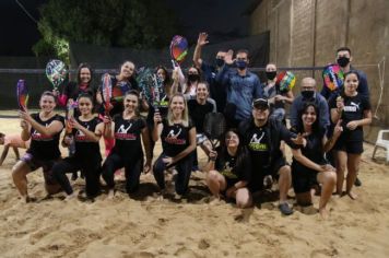 Foto - TORNEIO MUNICIPAL DE BEACH TENNIS.