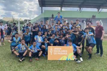 Foto - FINAL DOS JOGOS ESCOLARES - FASE REGIONAL - BOM DE BOLA