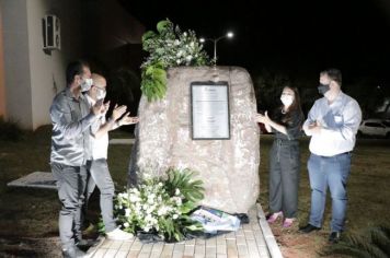 Foto - INAUGURAÇÃO DO MEMORIAL EM HOMENAGEM AS VÍTIMAS DA COVID-19.