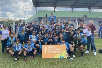 Foto - FINAL DOS JOGOS ESCOLARES - FASE REGIONAL - BOM DE BOLA