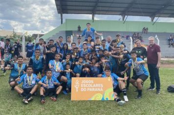 Foto - FINAL DOS JOGOS ESCOLARES - FASE REGIONAL - BOM DE BOLA