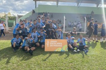 Foto - FINAL DOS JOGOS ESCOLARES - FASE REGIONAL - BOM DE BOLA