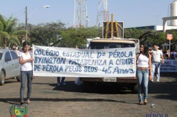 Foto - Desfile Cívico em comemoração ao aniversário de Pérola encanta moradores / Parte 2