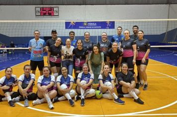 Foto - FINAL DO CAMPEONATO DE VOLEIBOL FEMININO MASTER