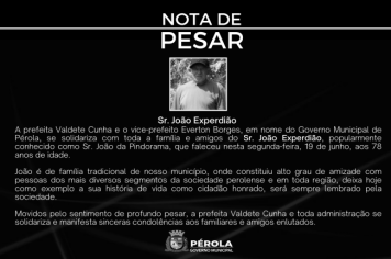 NOTA DE PESAR