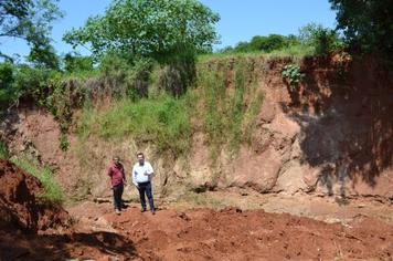 Obras de combate a erosão são iniciadas no Parque do Bosque em Pérola