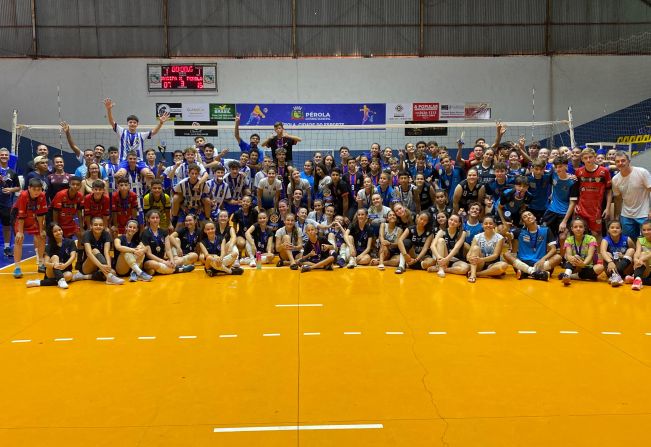 Pérola garante o título da 1ª Etapa da 9ª Copa Amizade de Voleibol Masculino e Feminino.